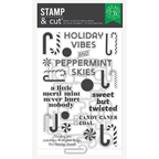 Hero Arts A Little Merri-Mint Clear Stamp and Die Set dc321