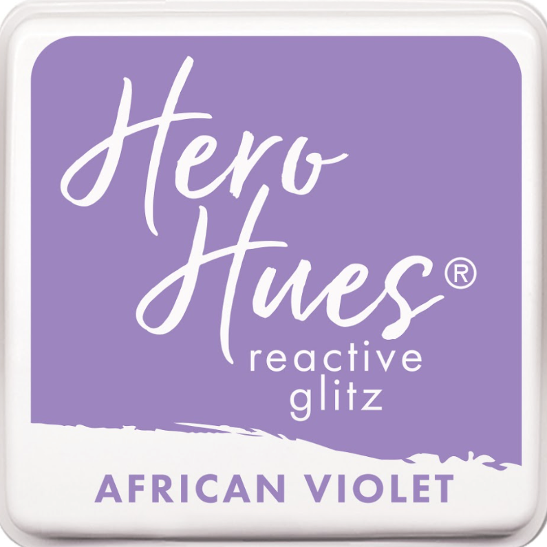 Hero Arts African Violet Reactive Glitz Ink Pad af535