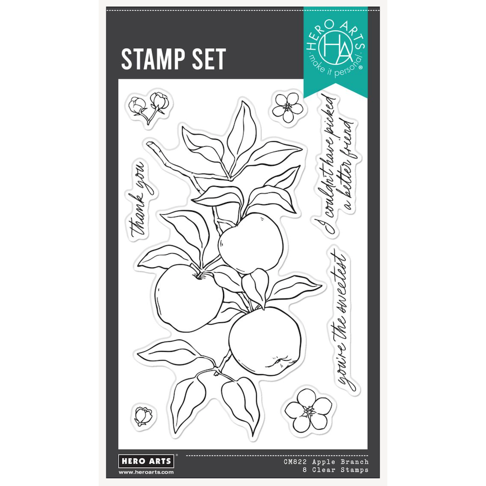 Hero Arts Apple Branch Clear Stamp Set cm822