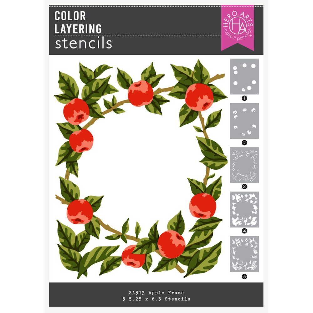 Hero Arts Apple Branch Stencil Set sa313