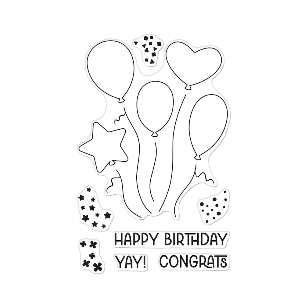 Hero Arts Balloons Clear Stamp Set cm790 product