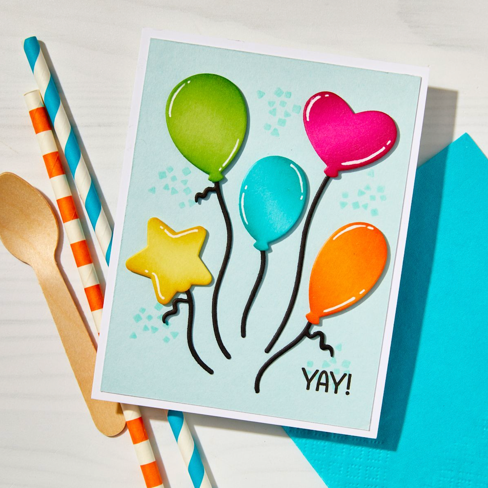 Hero Arts Balloons Clear Stamp Set cm790 yay