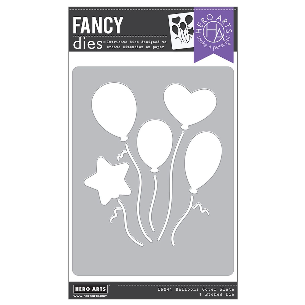Hero Arts Balloons Cover Plate df241