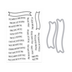 Hero Arts Banner Days Clear Stamp and Die Set dc320 product