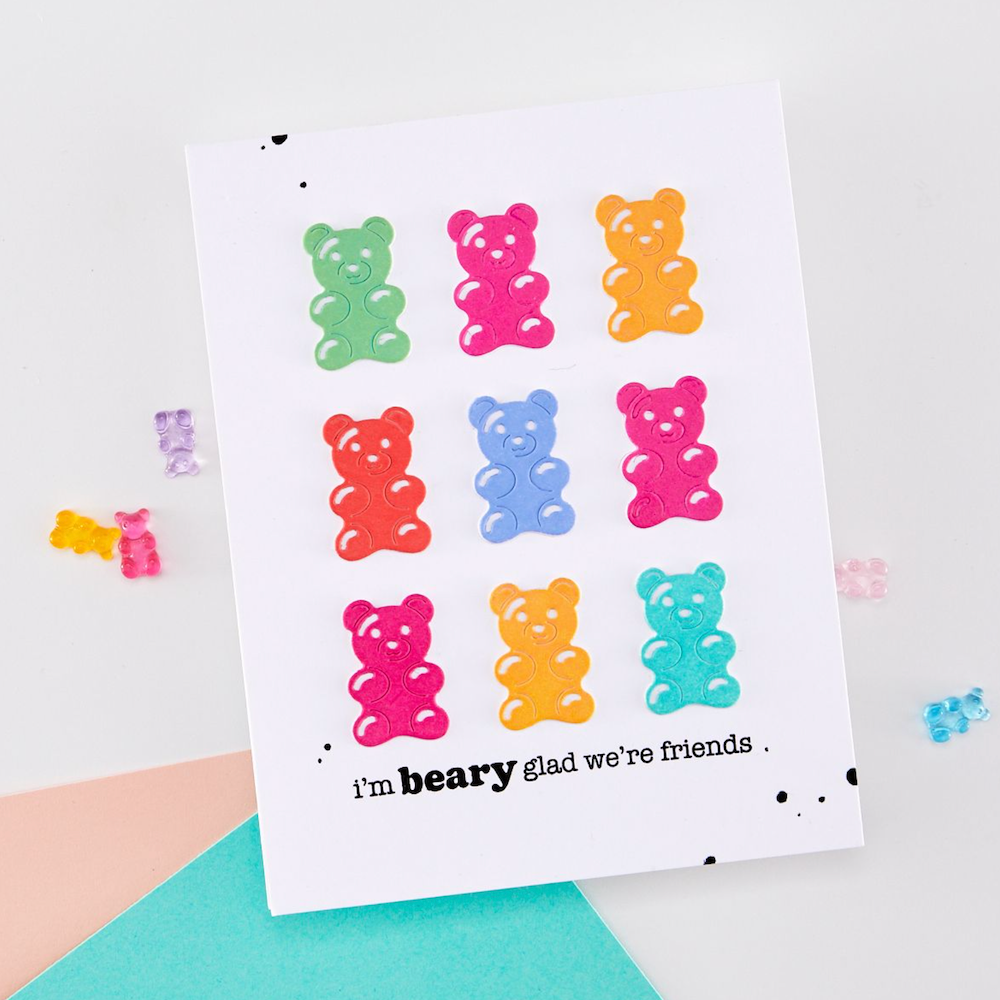 Hero Arts Bear Hugs Die Set df290 bearly