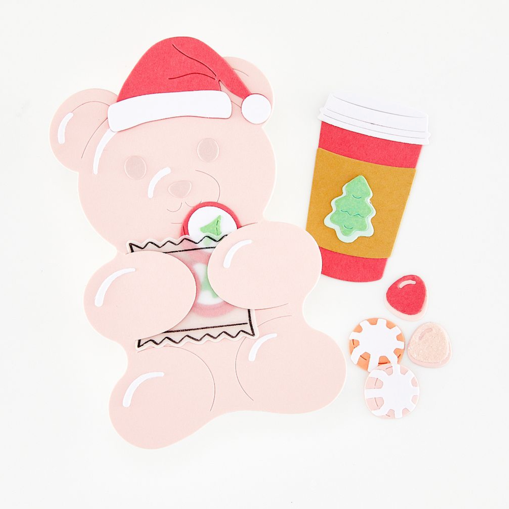 Hero Arts Bear Hugs Holiday Accessories Die Set df331 Christmas cup