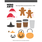 Hero Arts Bear Hugs Holiday Accessories Die Set df331 assembly