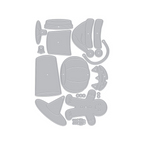 Hero Arts Bear Hugs Holiday Accessories Die Set df331 product