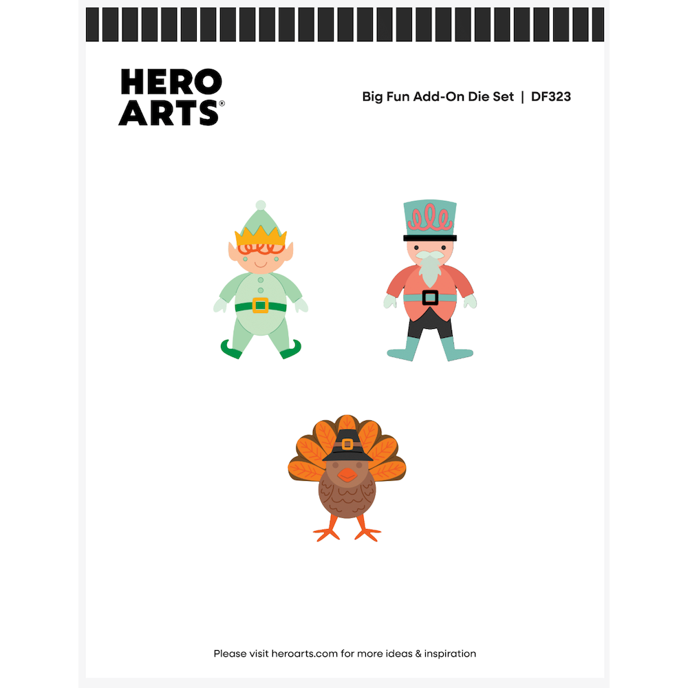 Hero Arts Big Fun Add On Die Set df323