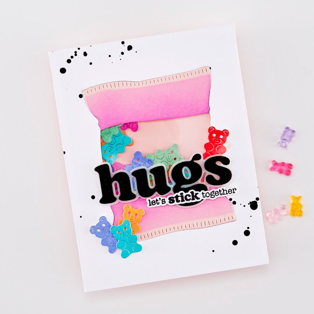 Hero Arts Big Hugs Clear Stamp Set cm849 stick