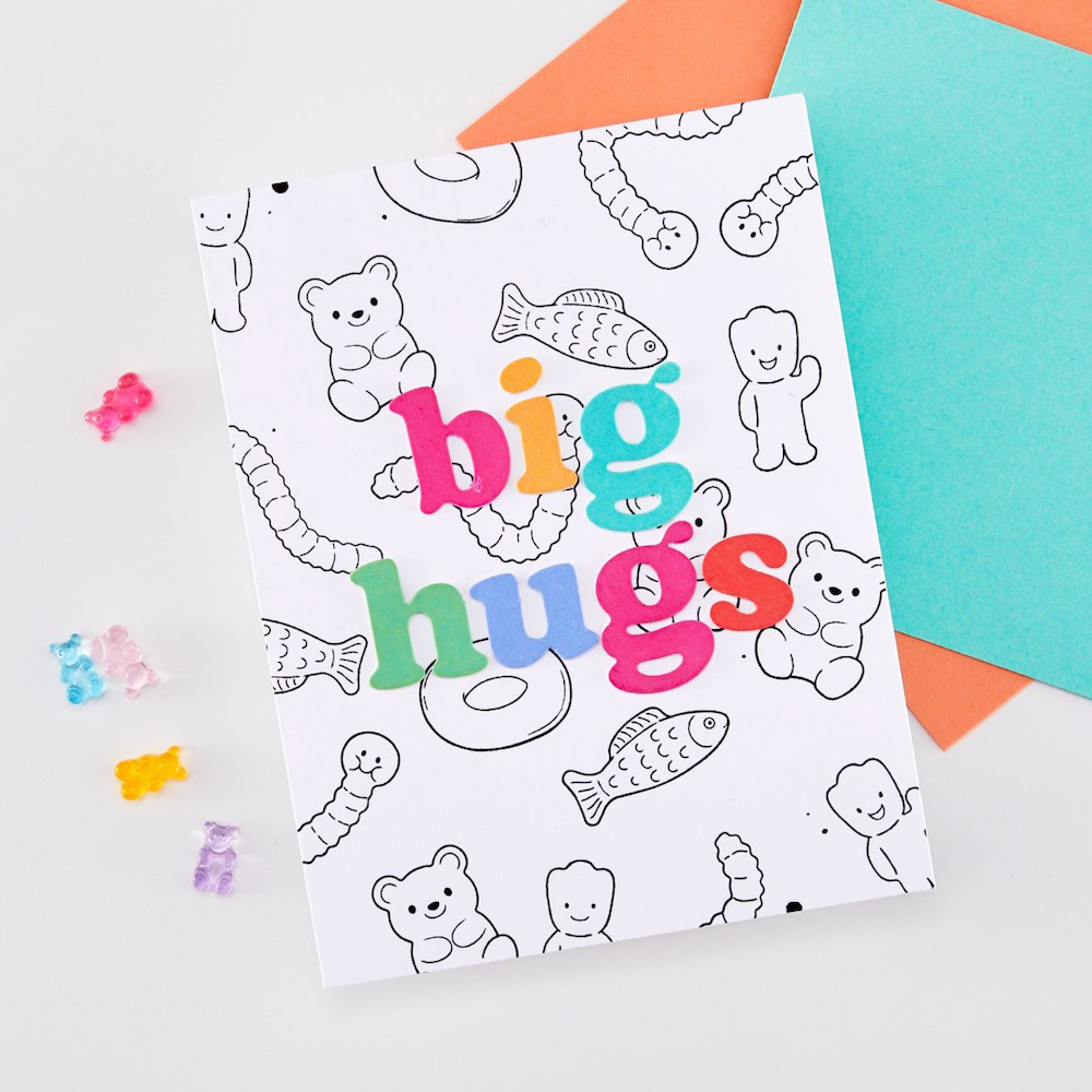 Hero Arts Big Hugs Die Set df288 bear