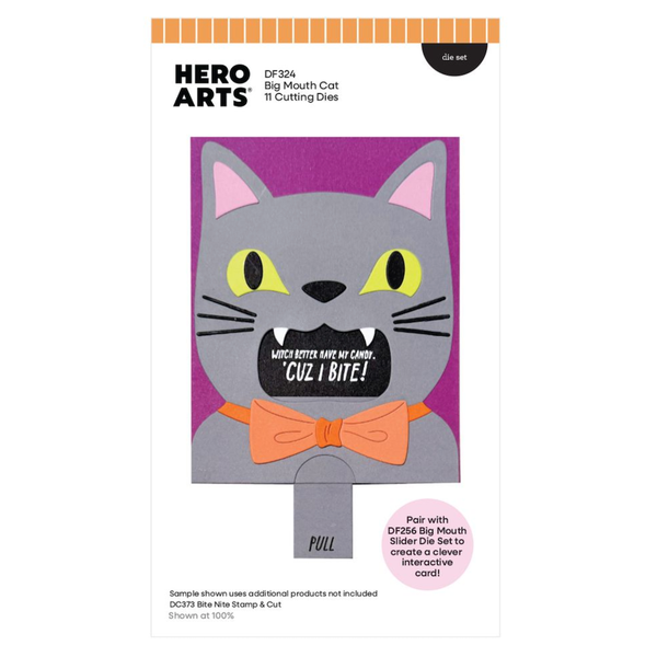 Hero Arts Big Mouth Cat Die Set df324 – Simon Says Stamp