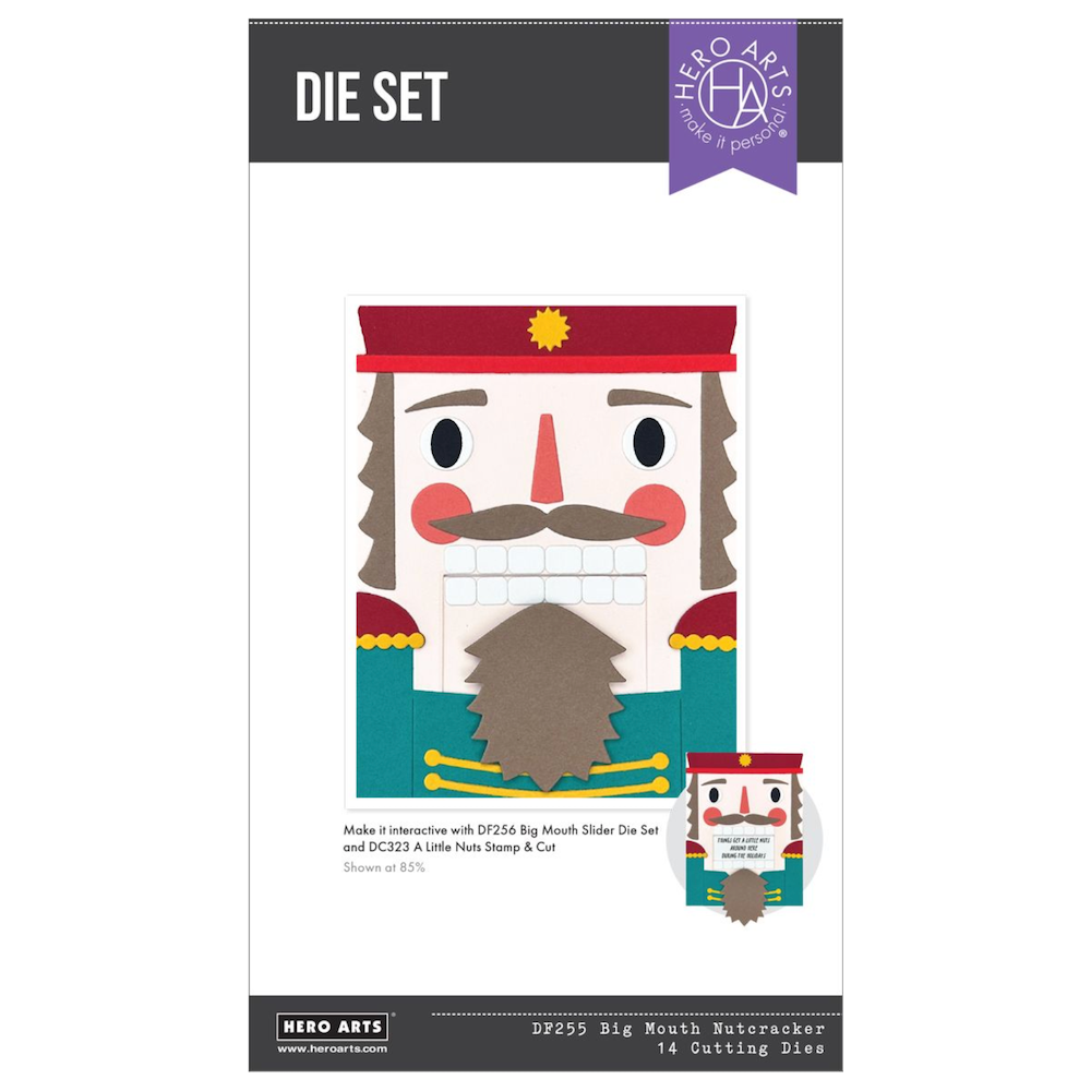 Hero Arts Big Mouth Nutcracker Etched Die Set df255