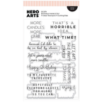 Hero Arts Birthdays Inside & Out Clear Stamp and Die Set dc379