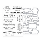Hero Arts Birthdays Inside & Out Clear Stamp and Die Set dc379 product