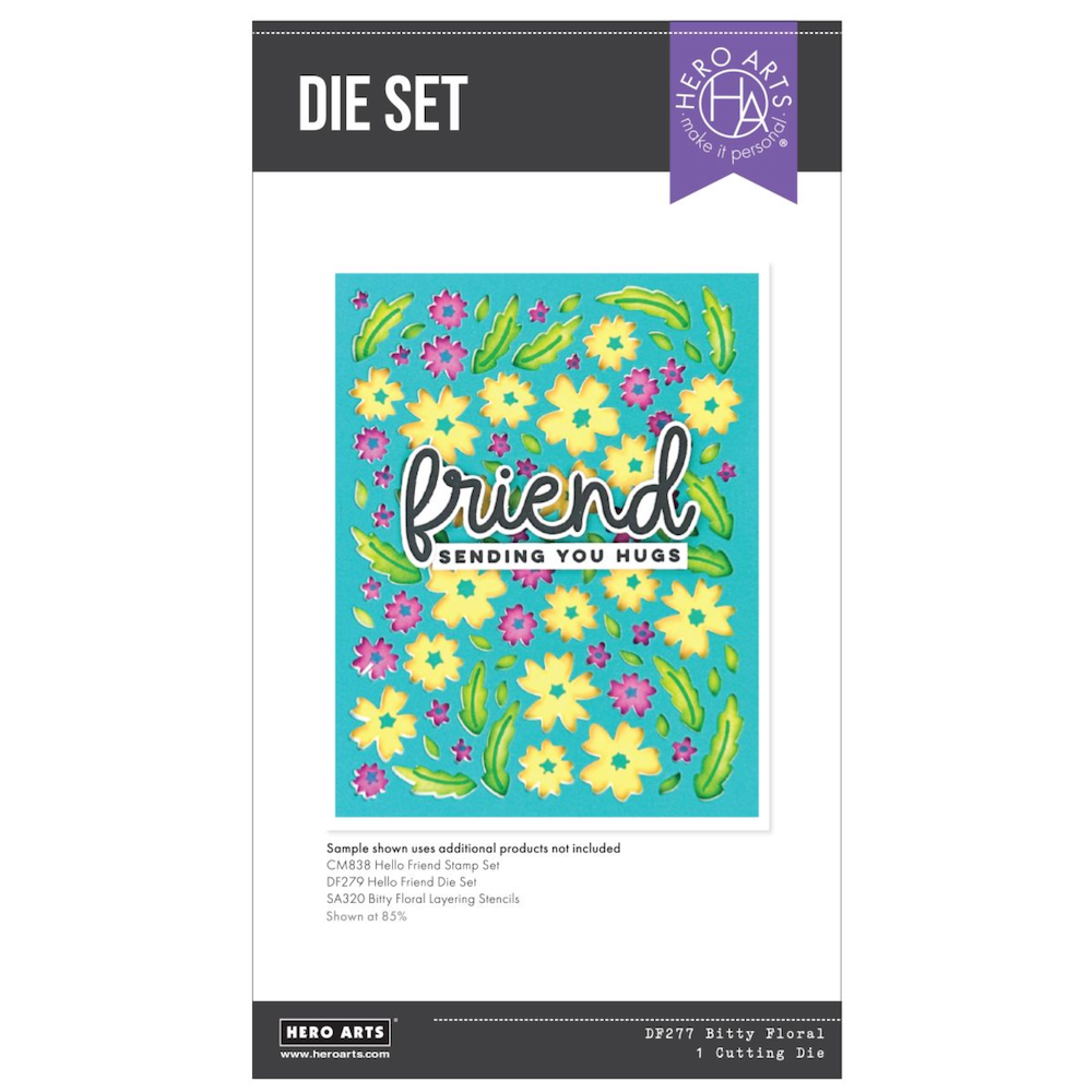 Hero Arts Bitty Floral Die df277