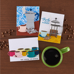 Hero Arts Bring Coffee Clear Stamp Set cm805 latte
