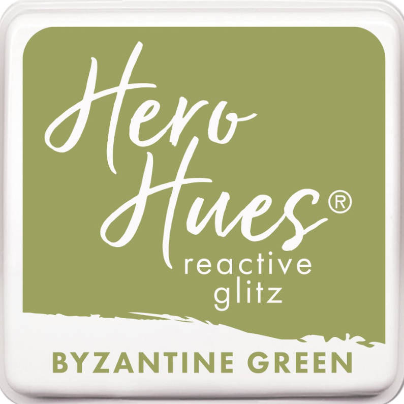 Hero Arts Byzantine Green Reactive Glitz Ink Pad af533