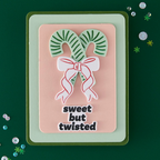 Hero Arts Candy Cane Swag Clear Stamp Set cm813 sweet