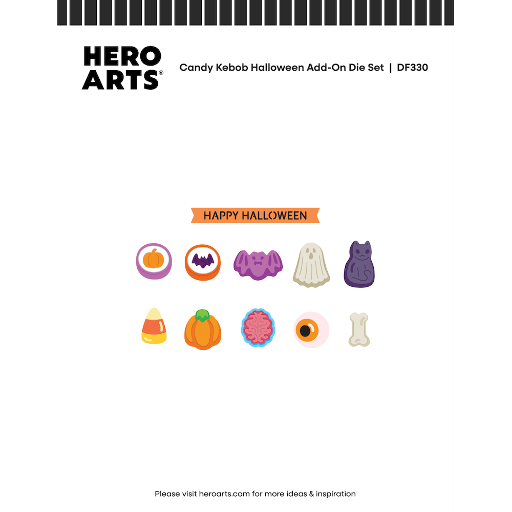 Hero Arts Candy Kebob Halloween Add On Die Set df330