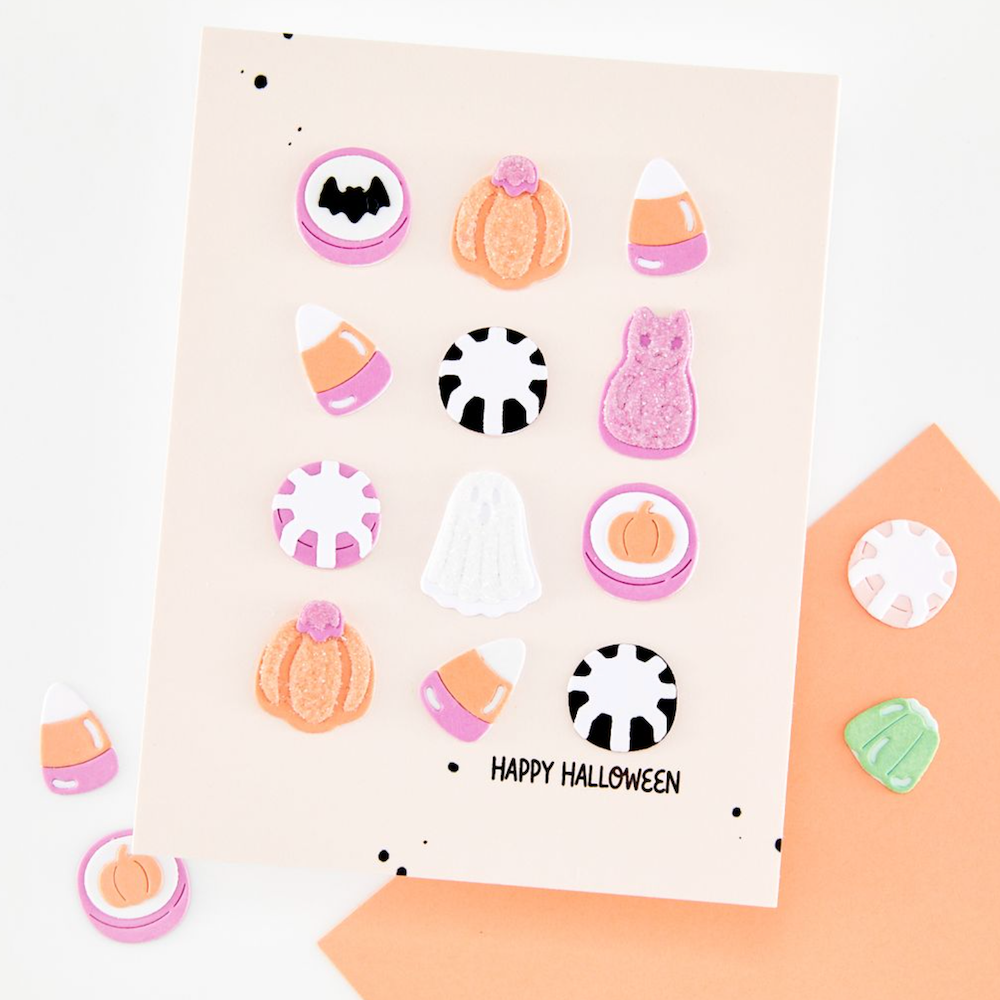 Hero Arts Candy Kebob Halloween Add On Die Set df330 candy pieces