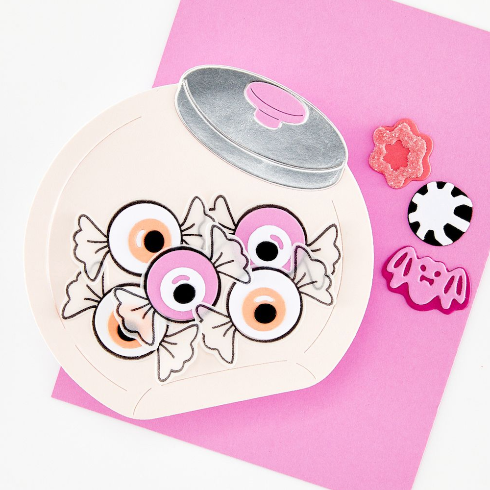 Hero Arts Candy Wrappers Clear Stamp Set cm880 eyeballs