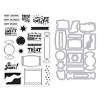 Hero Arts Candy Wrappers Clear Stamp and Die Set dc375 product