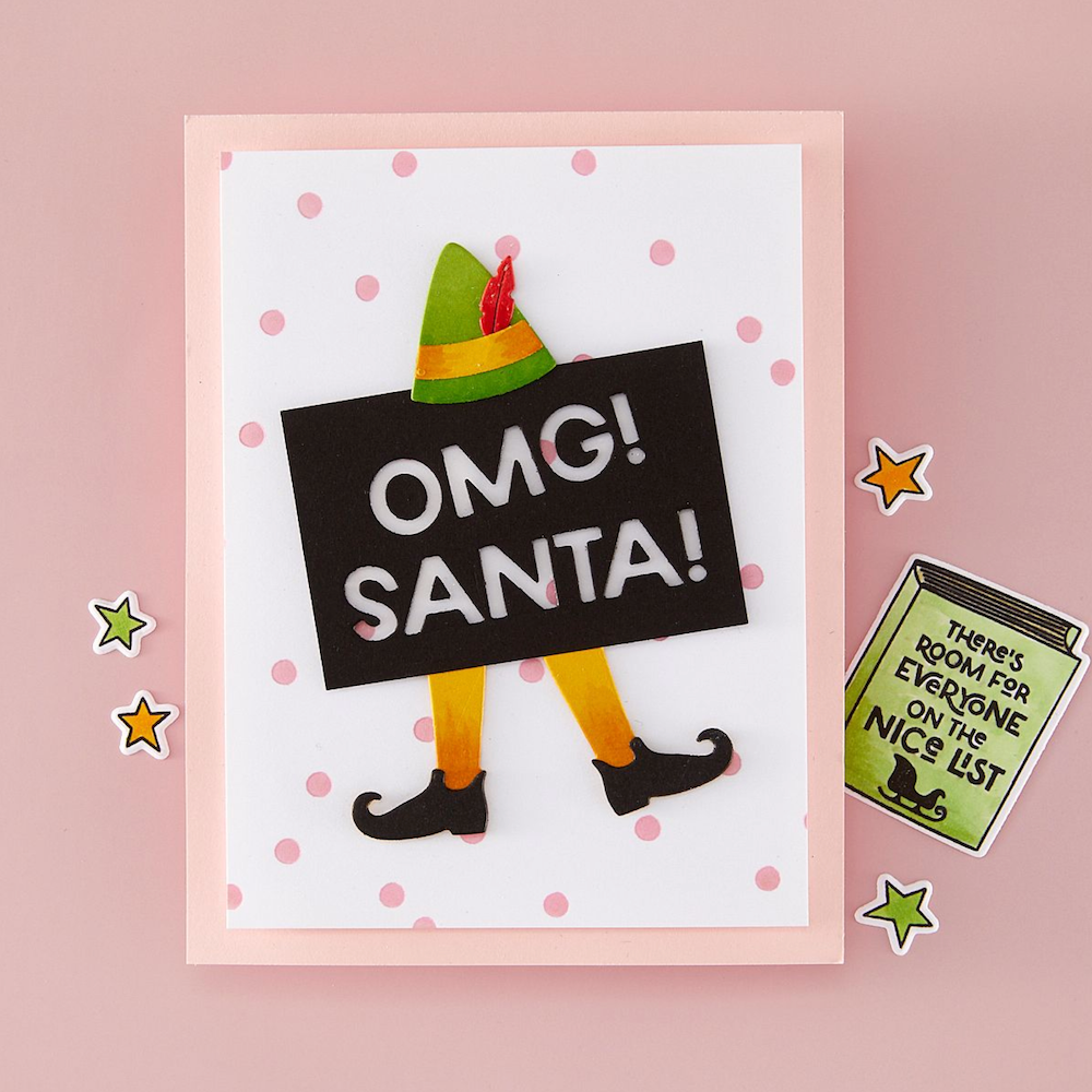 Hero Arts Celebration BetterPress and Foil Set hp125 elf