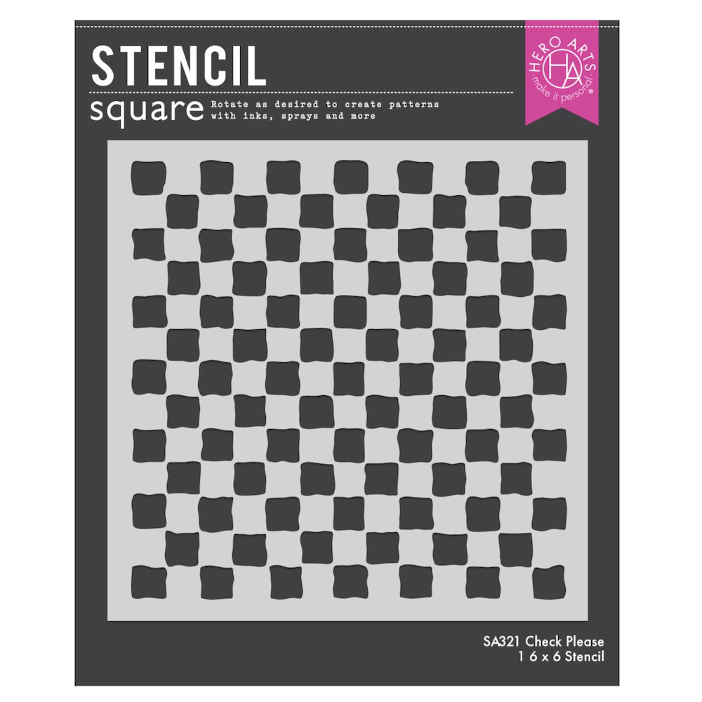 Hero Arts Check Please Stencil sa321