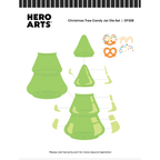 Hero Arts Christmas Tree Candy Jar Die Set df328 alt image