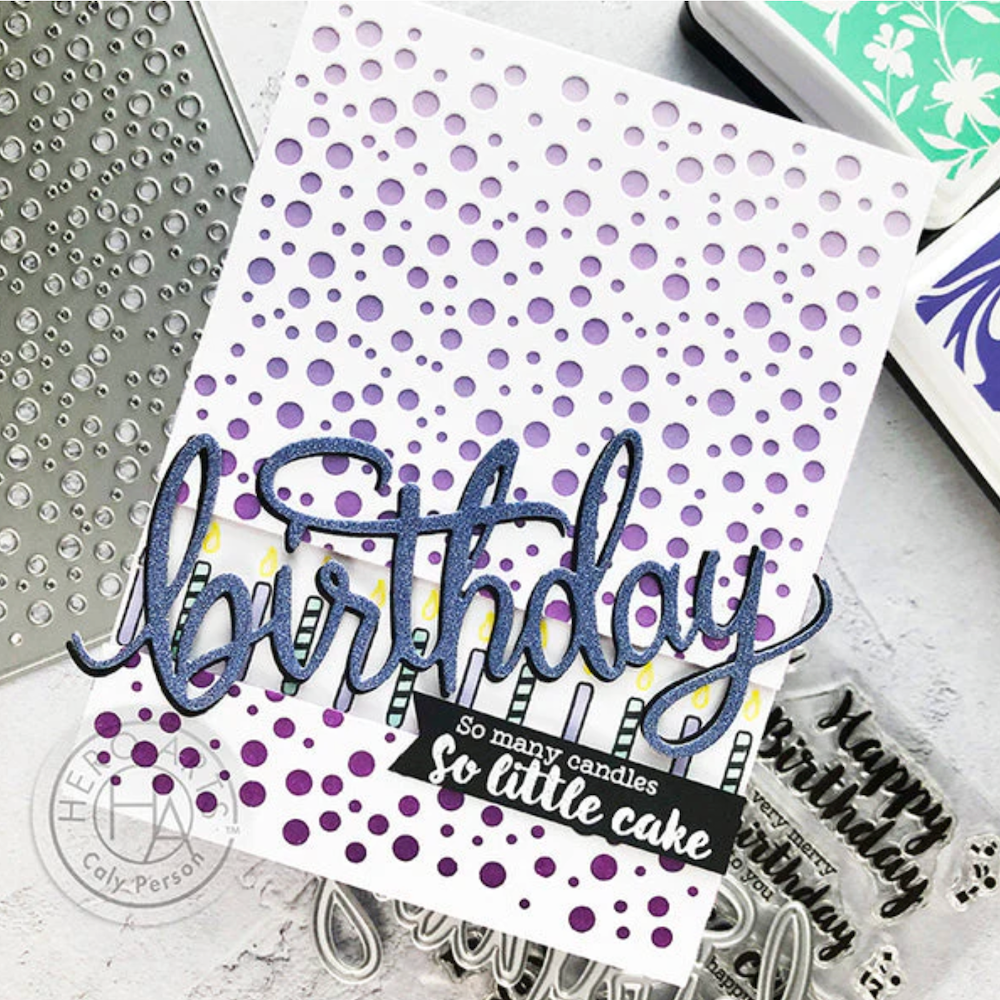 Hero Arts Circle Confetti Die di330 birthday