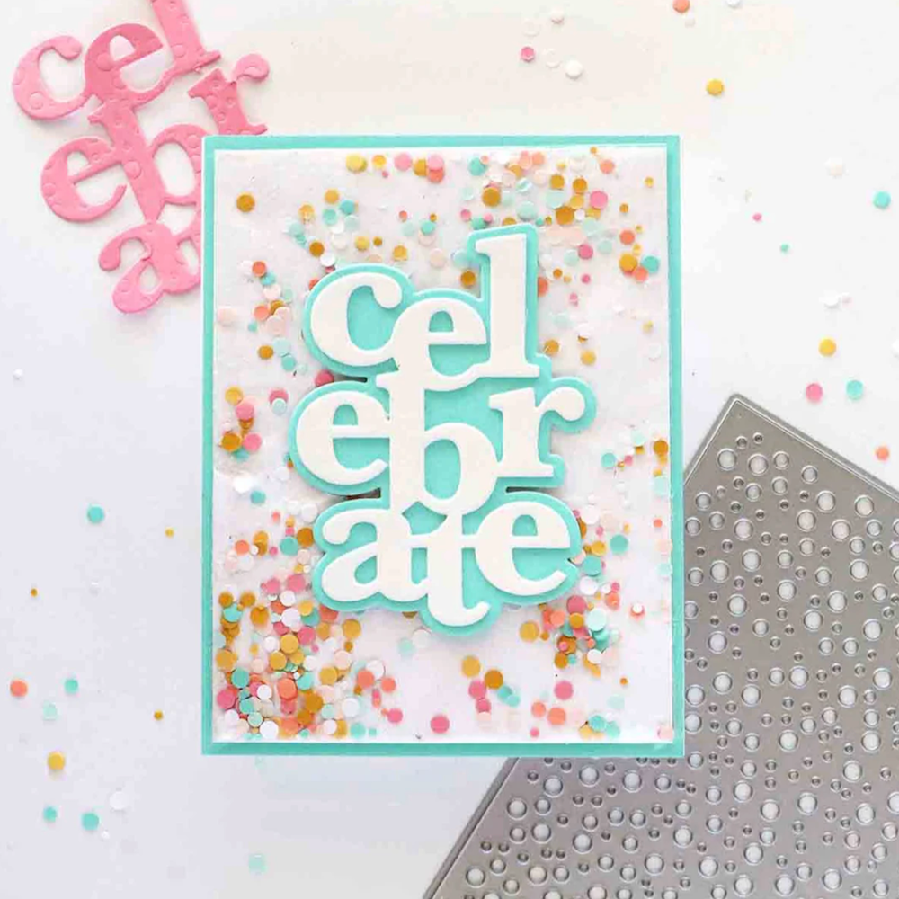 Hero Arts Circle Confetti Die di330 celebrate