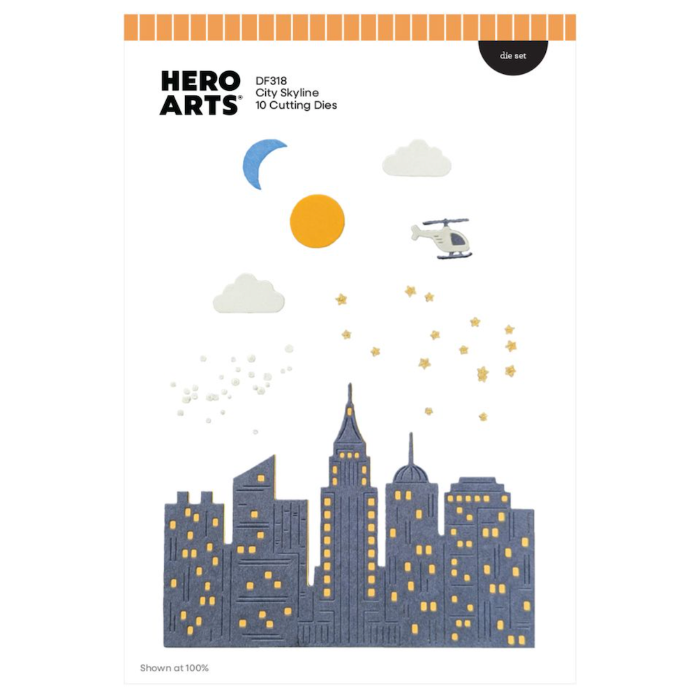 Hero Arts City Skyline Die Set df318