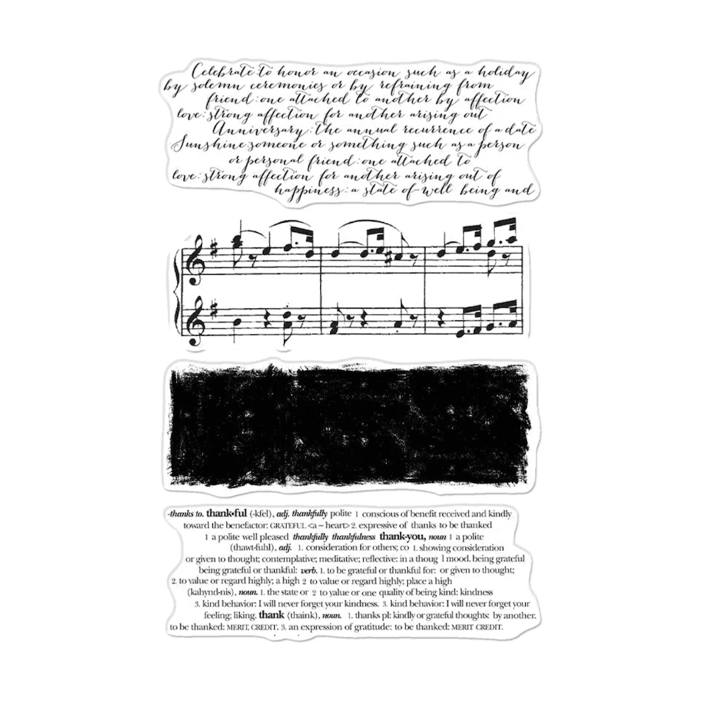 Hero Arts Clear Stamps BACKGROUND TEXTURE STRIPS CM685