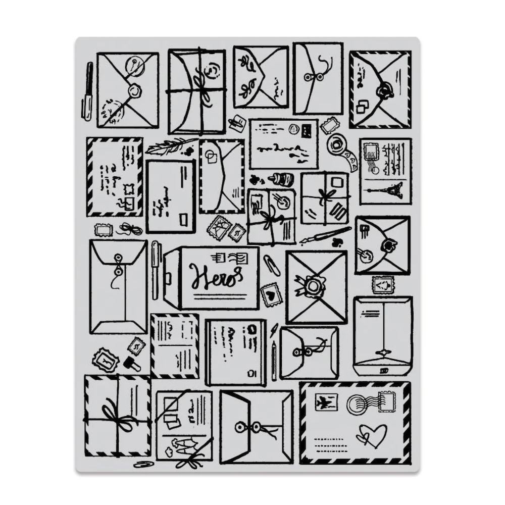Hero Arts Cling Stamp MAIL JUMBLE CG750