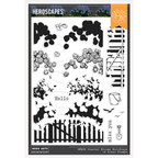 Hero Arts Coastal Blooms HeroScape Clear Stamp Set cm808