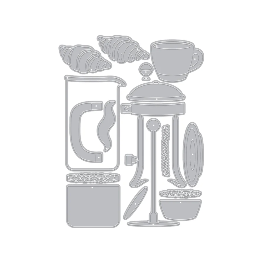 Hero Arts Coffee and Croissant Die Set df249 product