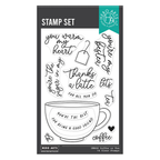 Hero Arts Coffee or Tea Clear Stamp Set cm806