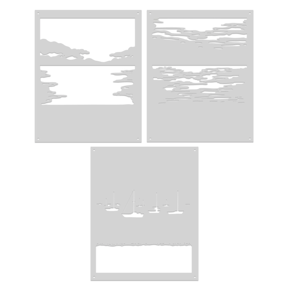Hero Arts Color Layering Harbor Stencil Set sa306 product