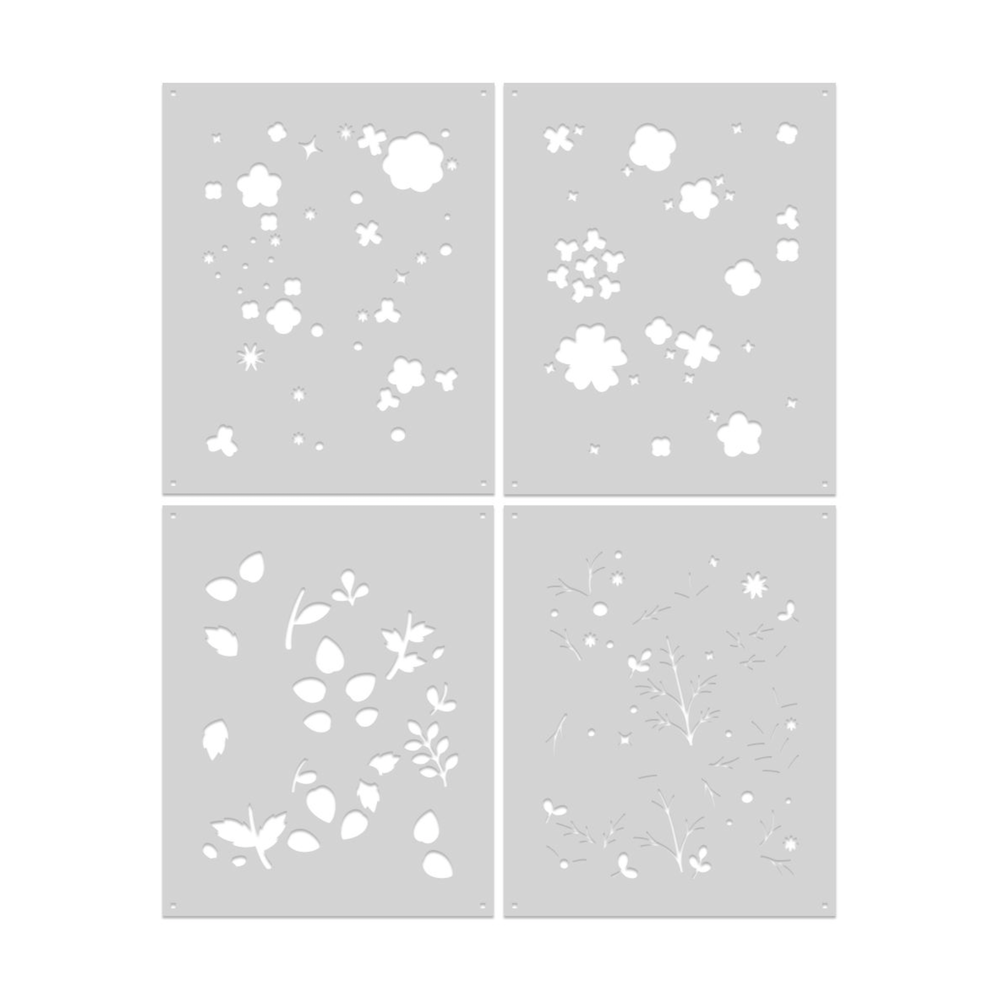 Hero Arts Color Layering Meadow Blooms Stencil Set sa293 product