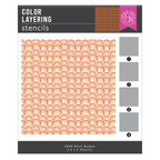 Hero Arts Color Layering Retro Rainbow Stencil Set sa303