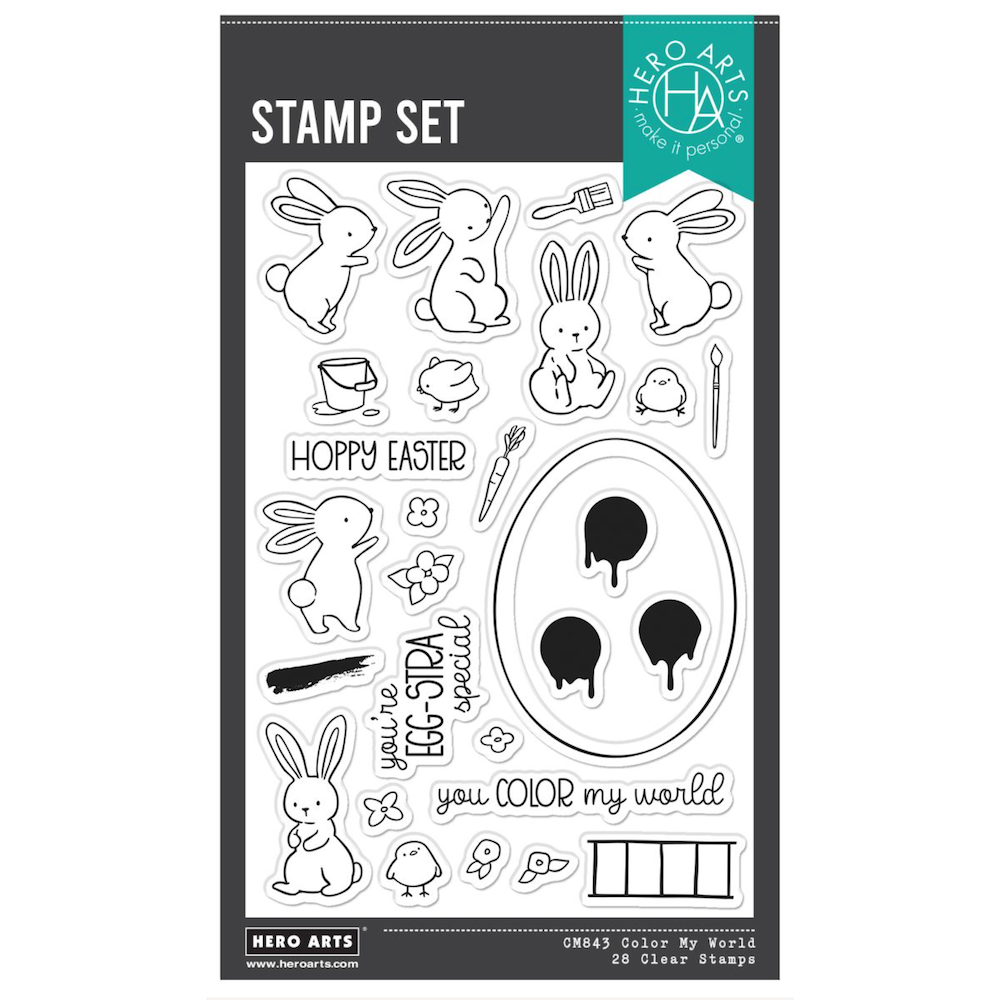 Hero Arts Color My World Clear Stamp Set cm843