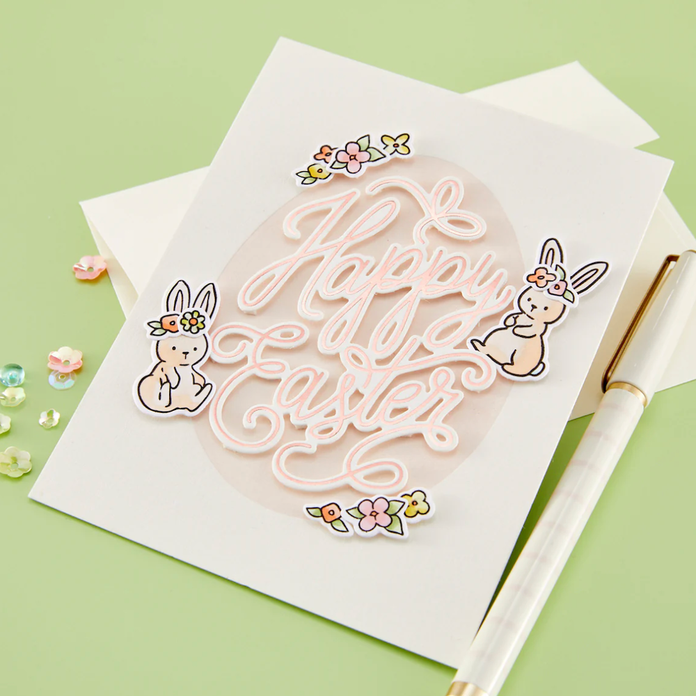 Hero Arts Color My World Clear Stamp Set cm843 happy