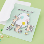 Hero Arts Color My World Clear Stamp and Die Set bunny