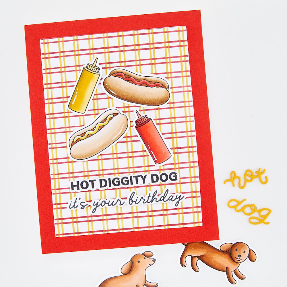 Hero Arts Cookout Layering Stencil Set sa327 diggity