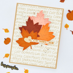 Hero Arts Cozy Vibes Cling Stamp cg950 color orange