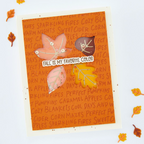 Hero Arts Cozy Vibes Cling Stamp cg950 fall is my favorite