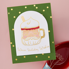 Hero Arts Cup of Cheer BetterPress and Foil Set hp126 warm