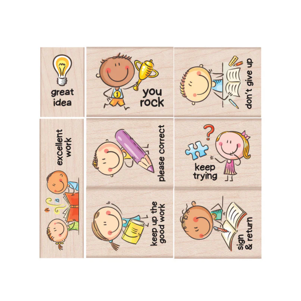 Hero Arts Don't Give Up Woodblock Stamp Set lp521