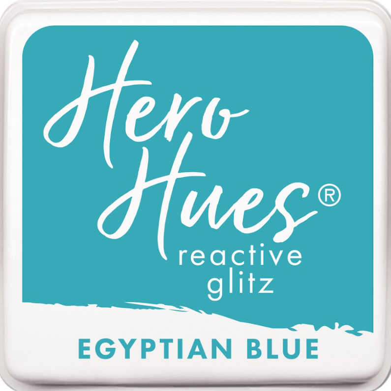Hero Arts Egyptian Blue Reactive Glitz Ink Pad af534*